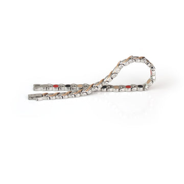 Waves - Negative Ion Bracelet, Rose Gold and Stainless Steel